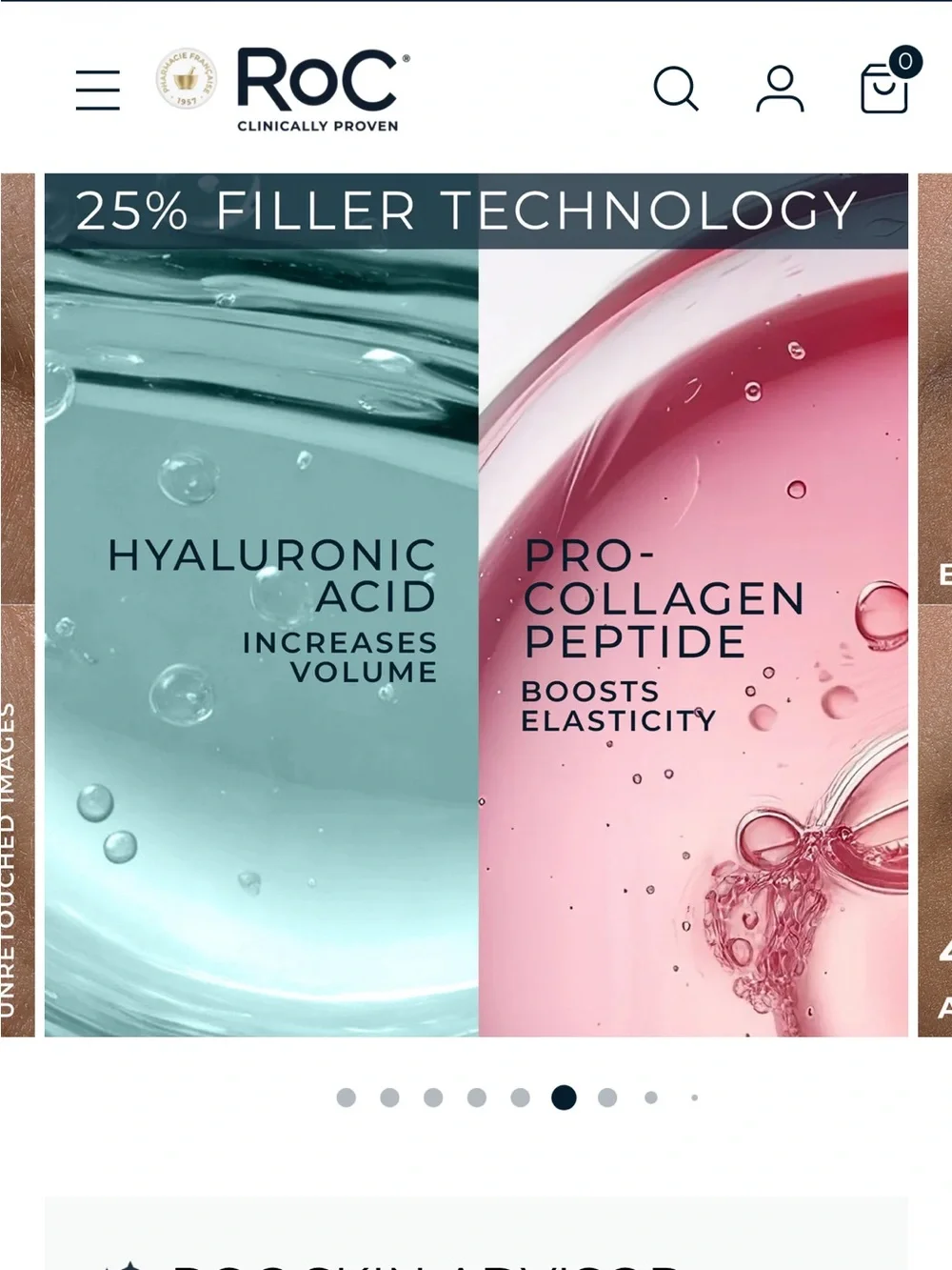 NIB RoC Lip Volumizer with Hyaluronic Acid & Pro-Collagen Peptide